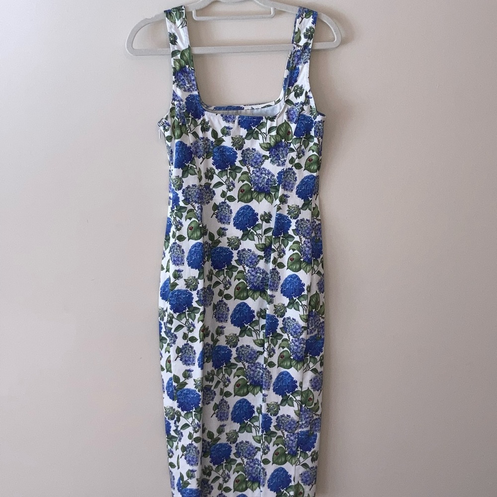 Floral cotton summer garden dress